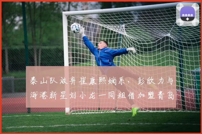 泰山队放弃崔康熙嫡系，彭欣力与海港新星刘小龙一同租借加盟青岛西海岸_球员